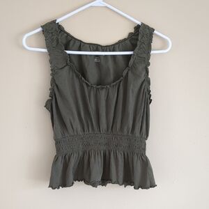 NWT Small American Eagle Green Top